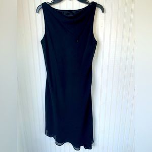 Virgo (Size 8) Little Black Dress; Sleeveless; Slip like lining- slips over head